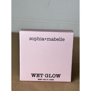 Sophia + Mabelle WET GLOW Highlighter CHAMPAGNE‎ TOAST .14 oz 4 g Full Sz NIB